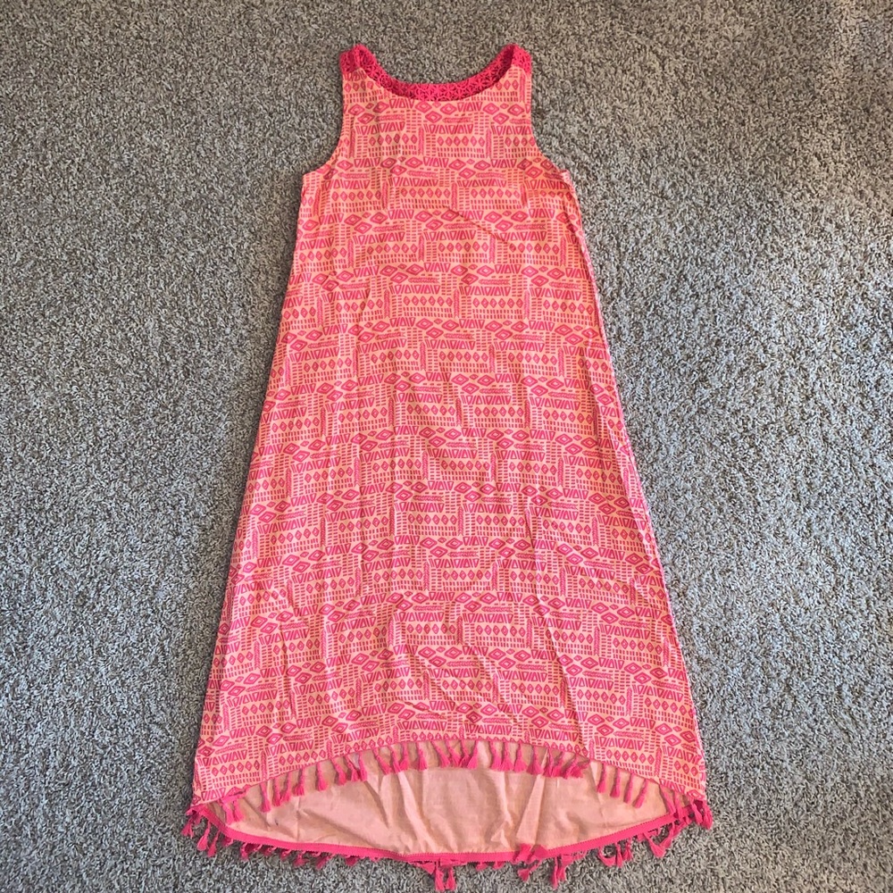 High Low Racer Back Summer Youth Dress